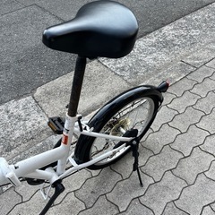 受付中断　折りたたみ自転車の画像