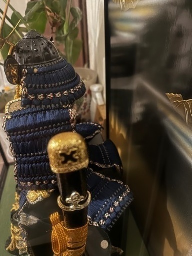 伊達政宗公鎧兜ガラスケース美品