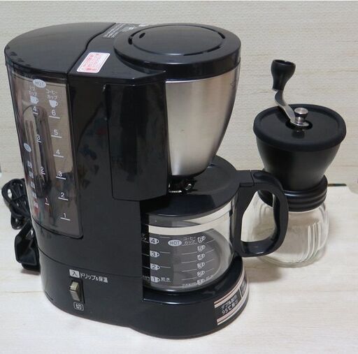 値下げ！　象印　コーヒーメーカー　EC-AS60-XB　箱・説明書あり　中古（HARIOコーヒーミル付）