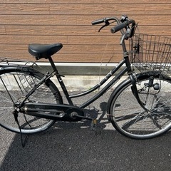 再投稿　26インチ　カゴ付き自転車　　