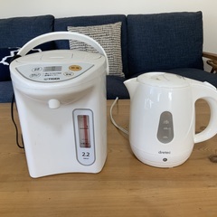 電気ポットまたはケトル差し上げます