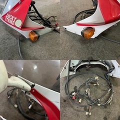 ☆YAMAHA☆TZR250☆フロントカウルとその他☆中古☆現状☆の画像