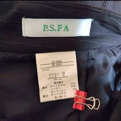 【女性限定】P.S.FA スーツ上下 7号 ダークグレーの画像