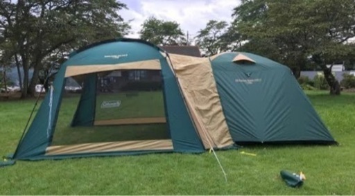 お取引先決定）コールマンテントとタープセット。キャンプアウトドア