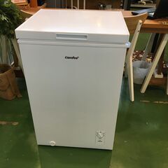 【愛品館八千代店】保証充実　comfee\'　2023年製99L　上開き冷凍ストッカー　RCC100WH