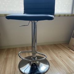 ニトリ　カウンターチェア　黒の画像