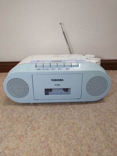 東芝 CDラジカセ ワイドFM対応 TY-CK2-H
