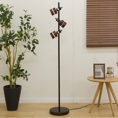 【おしゃれ】【インテリア】ウッドデッキフロアランプの画像