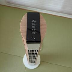 【中古】扇風機 タワーファン 羽なし扇風機 首振り dcモーター リモコン付き コンパクト おしゃれ 首振り コンパクト 小型 静か 静音 節電 の画像