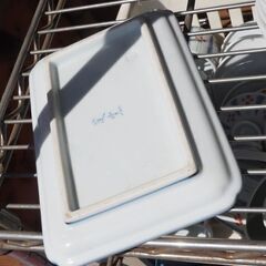 角皿、１４x２０、焼き鳥などに、５枚セットの画像