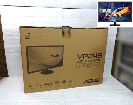 新品 ASUS 24型フルHD液晶モニター VP248H-J 24インチ ゲオオリジナルモデル エイスース ゲーミングモニター PCモニター 札幌市 白石区 東札幌