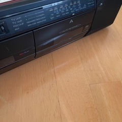 貴重 レトロなソニーのラジカセ ラジオ聴けますの画像
