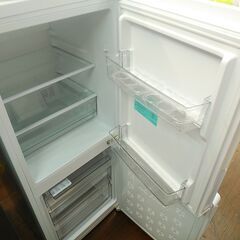 3か月間保証☆配達有り！17000円(税抜き）ハイアール 2ドア冷蔵庫 148l ホワイト 2018年製