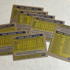 MLB 80年代 メジャーリーガー野球カード 16枚の画像