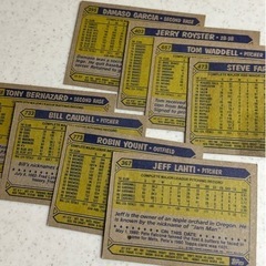 MLB 80年代 メジャーリーガー野球カード 16枚の画像