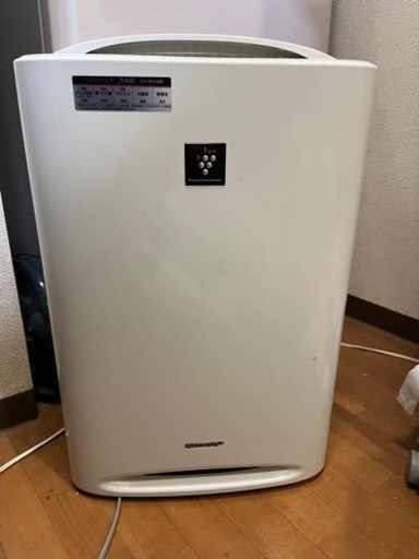 SHARP 　シャープ　空気清浄機　ホワイト　2012年製