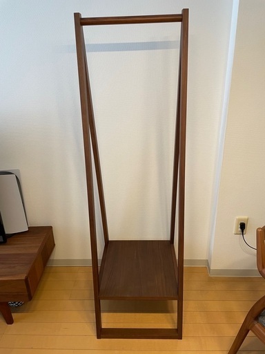 無印良品 ハンガーラック ウォールナット