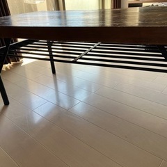 テーブル　ローテーブル　アイアンテーブル　センターテーブル　木製　の画像