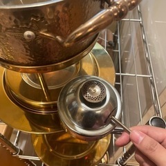 一人用おしゃれなしゃぶしゃぶガスコンロの画像