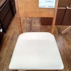 ★ジモティ割あり★  椅子 ブラウン×ベージュ H×D×W クリ...