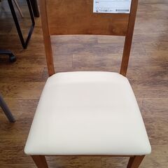 ★ジモティ割あり★  椅子 ブラウン×ベージュ H×D×W クリ...