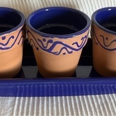 陶器　ミニ植木鉢セット