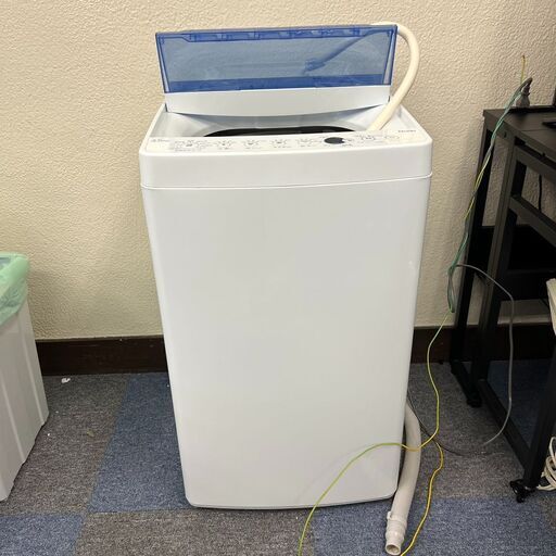 【稼動品】Haier ハイアール 全自動電気洗濯機 5.5kg JW-U55A ホワイト 生活家電 中古