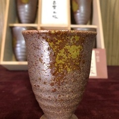 未使用　庫山窯　フリーカップ揃　5客セット（現金手渡し）の画像