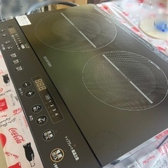 2口IHコンロ IHK-W13S-Bの画像