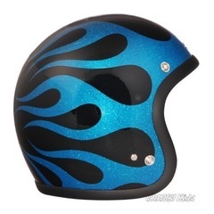 値下げ中　ジェットヘルメット バイク AVENGER HELMETS “FIRE BLUE”の画像