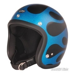 値下げ中　ジェットヘルメット バイク AVENGER HELMETS “FIRE BLUE”の画像