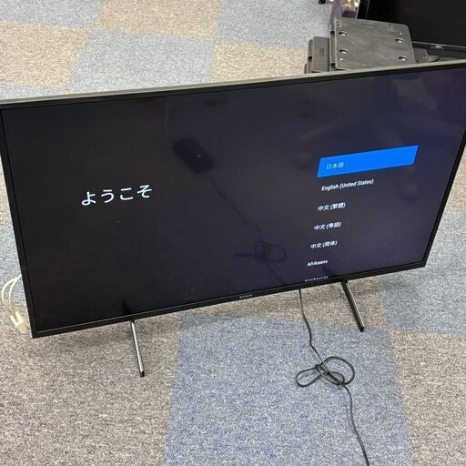【稼動品】SONY ソニー KJ-43X8000H 43V 液晶テレビ 4K対応テレビ 2020年製 中古