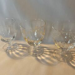 フランフラン　ワイングラス３客セットの画像