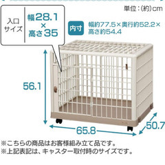 アイリスオーヤマプラケージ660ベージュの画像