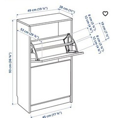 IKEA イケア　シューズボックスだけど書類入れに使ってました。の画像