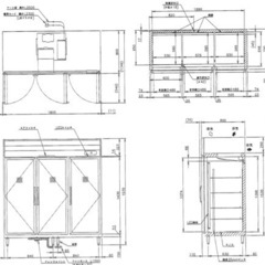 業務用冷蔵庫/ホシザキリーチイン冷蔵ショーケース/RS-180A-2の画像