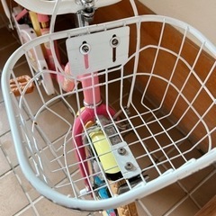 ☆マイメロディー自転車☆ 16インチ☆補助輪•アシストバー付き♪の画像