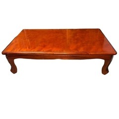 【ジ0316-34】 レトロなおしゃれ机‼️ ローテーブル　座卓　座敷机　ちゃぶだい  の画像