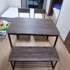 萩原 ダイニングテーブルセット ダイニングセット ベンチタイプ ...