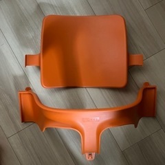 ※取引中　ストッケ　トリップトラップベビーセット　オレンジの画像