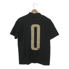 a.o. oy a.o. アツキオオニシ トップス ニット 英字プリント 半袖 レディース ブラックの画像