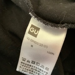 ジーユー　GU 黒　Tシャツ　サイズ140センチの画像