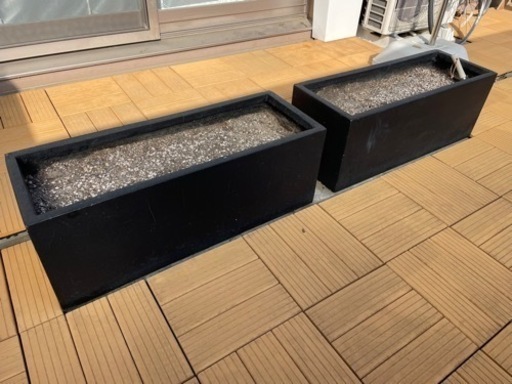 【3/24まで14000円！】プランター大型FRP800×300×300 2台セット