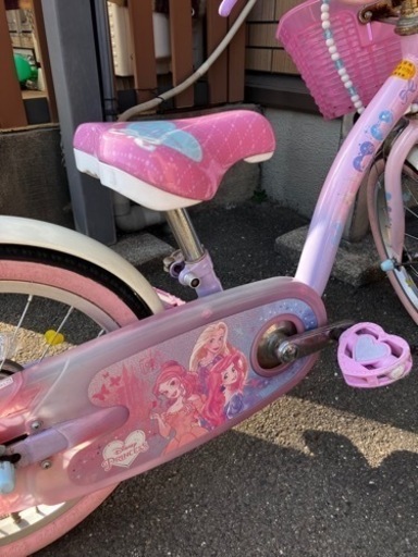 内容変更しました。ディズニープリンセス　自転車　16インチ