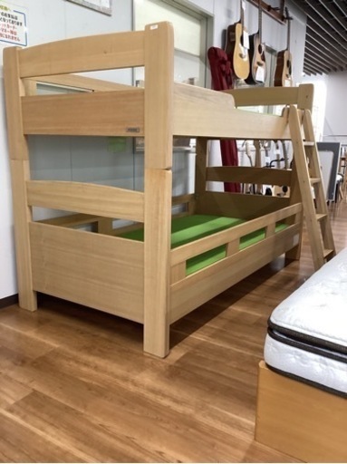 木製2段ベッド【町田市再生家具】　233155
