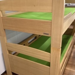 木製2段ベッド【町田市再生家具】　233155の画像