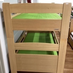 木製2段ベッド【町田市再生家具】　233155の画像