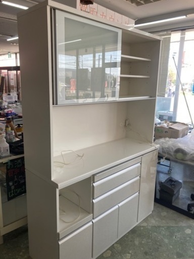 【新生活SALE】食器棚 中古 リサイクルショップ宮崎屋住吉店24.3.16k