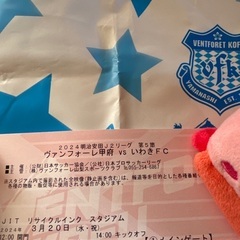 ⚽️無料⚽️ヴァンフォーレ甲府対いわきFC チケット 3月20日...