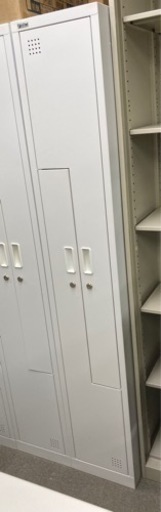 ceha 2人用ロッカー Ｌ型扉 カギ有 中古